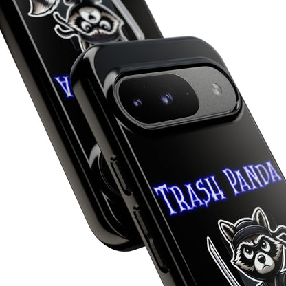 Trash Panda Ninja Phone Case — Cute Raccoon Warrior Protective Case