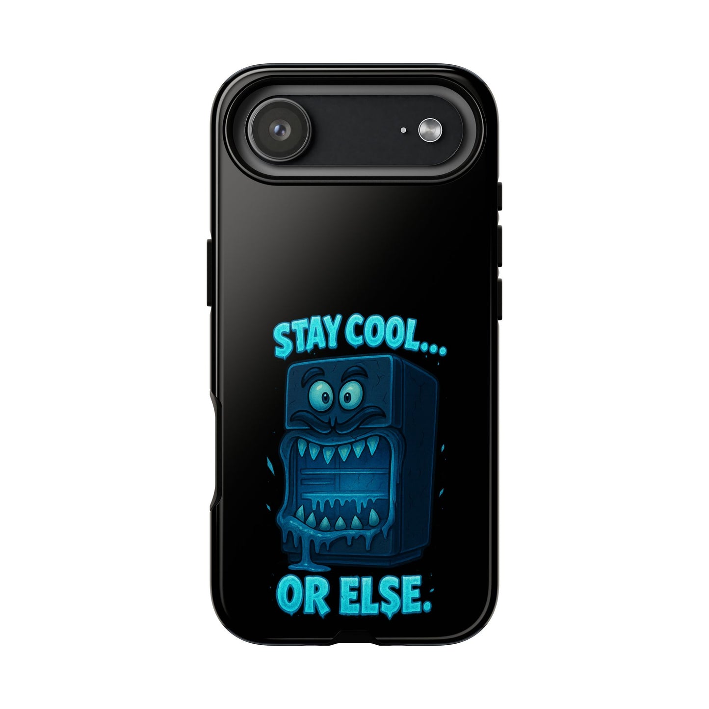 Stay Cool... Or Else. Phone Case — Neon Monster Protective iPhone Cover
