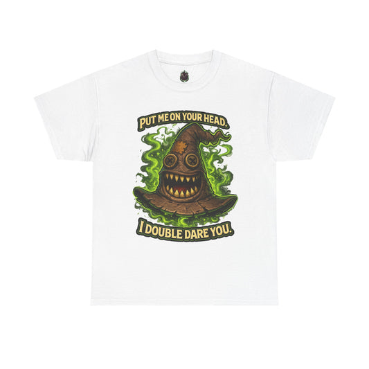 Cursed Sorting Hat T-Shirt | Put Me On Your Head, I Double Dare You