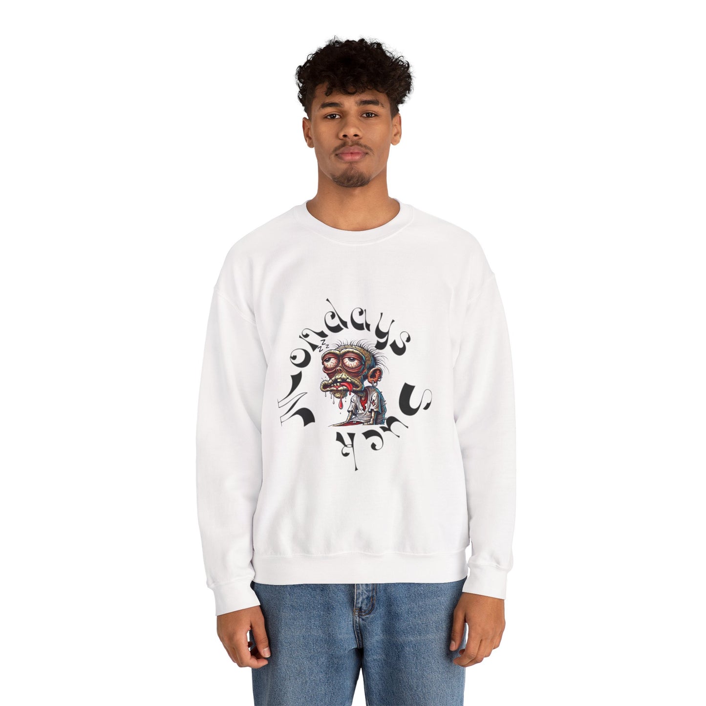 Mondays Suck Crewneck Sweatshirt