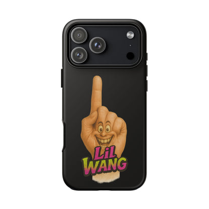 Phone Case — 'Lil Wang' Humorous Middle Finger Character Protective Cover