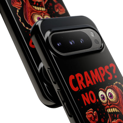 Phone Case — "Cramps? No, Wrath!" Retro Hot-Pepper Graphic