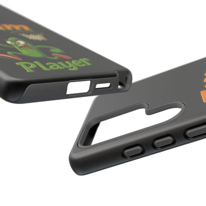 Team Player Basketball Phone Case — Cute Cartoon Pickle Dunk Phone Cover