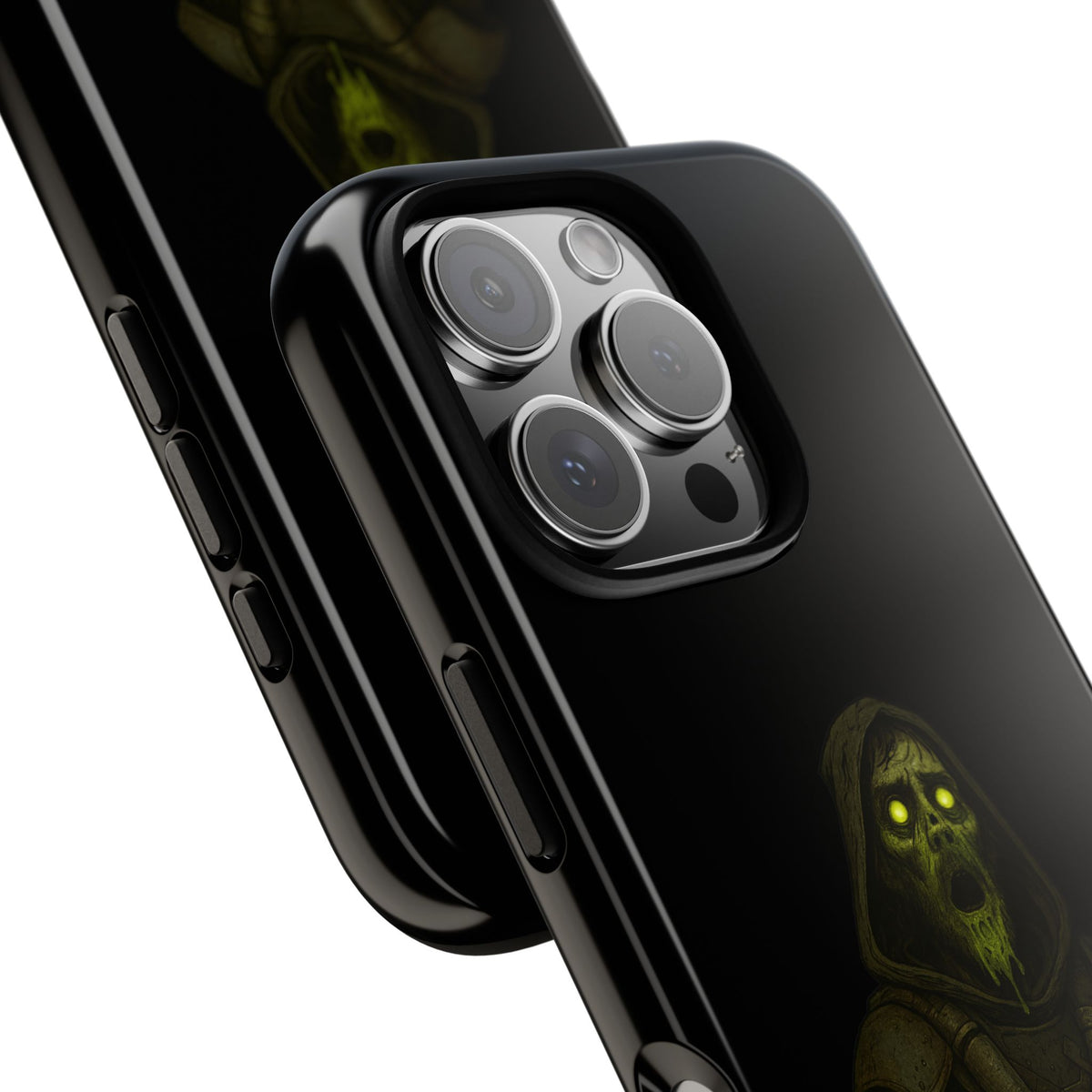 Phone Case — 'Toxic? Nah, Just Prophetically Unpleasant' Neon Grim Reaper Protective Cover