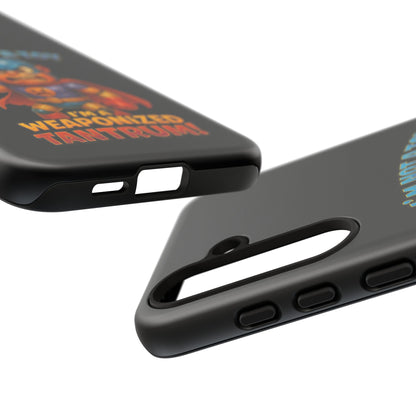 Phone Case — "I'm Not a Toy, I'm a Weaponized Tantrum" Cartoon Superhero Design
