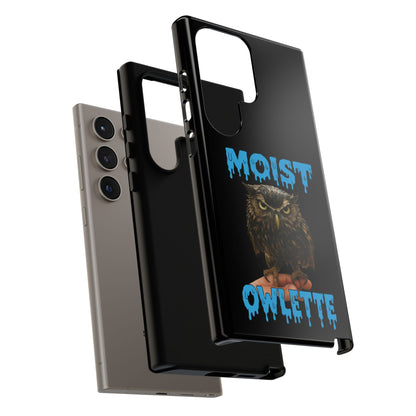 Moist Owlette Phone Case — Funny Owl Graphic Protective Case