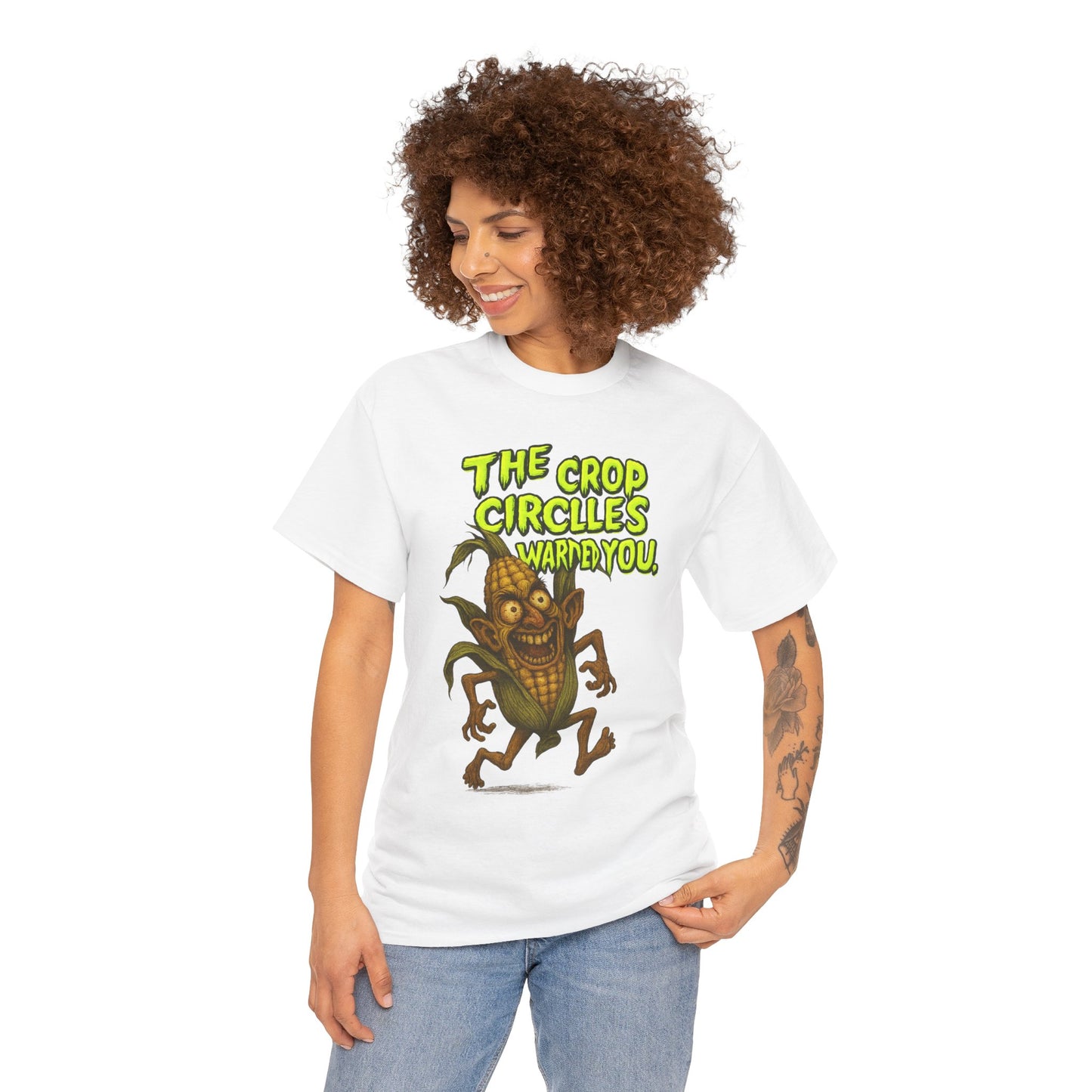The Crop Circles Warned You – Alien Corn Monster T-Shirt
