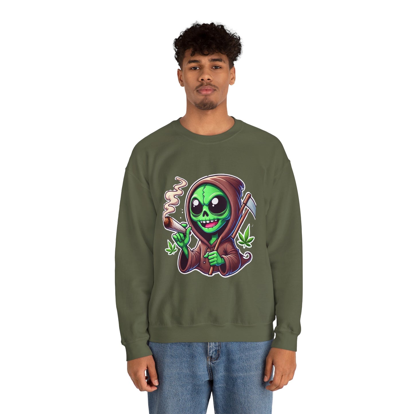 Stoner Reaper Alien Crewneck