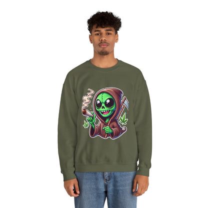 Stoner Reaper Alien Crewneck