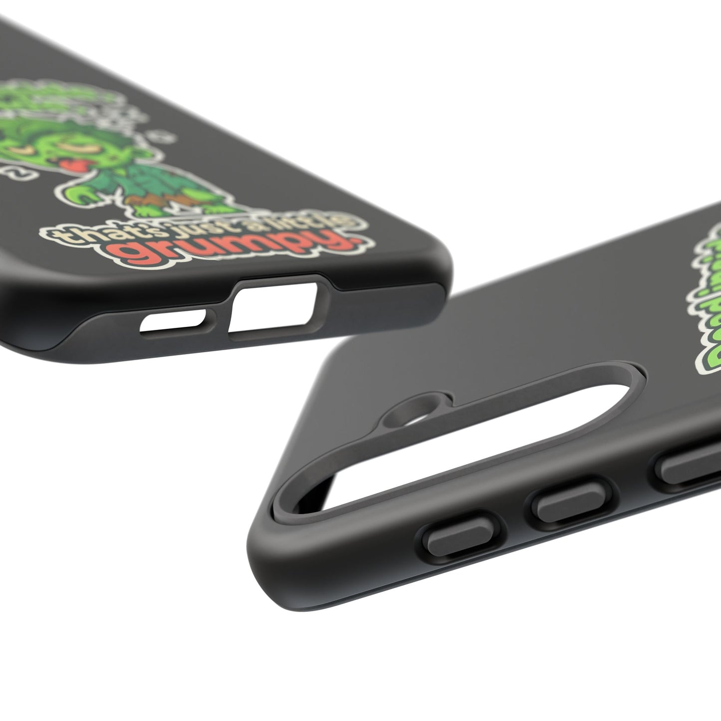 Phone Case — "Dead Inside, Outside, That's Just a Little Grumpy" Cute Zombie Design