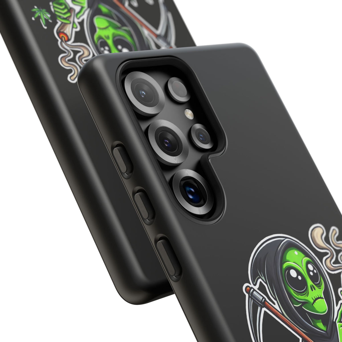 Reaper Alien Phone Case – Cute Grim Reaper Smoking Weed iPhone Case