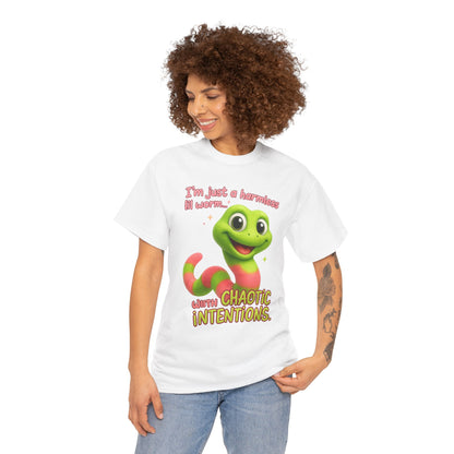 Chaotic Intentions – Cute Gummy Worm T-Shirt