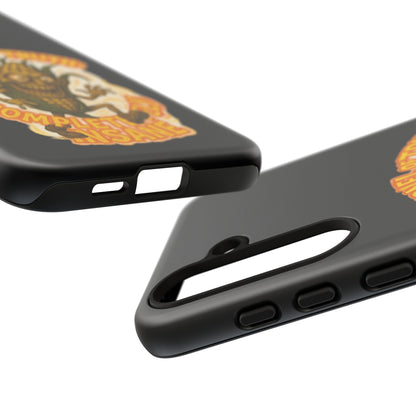 Corny Horror Phone Case - “Kernel of Truth, Completely Insane” Retro Corn Monster
