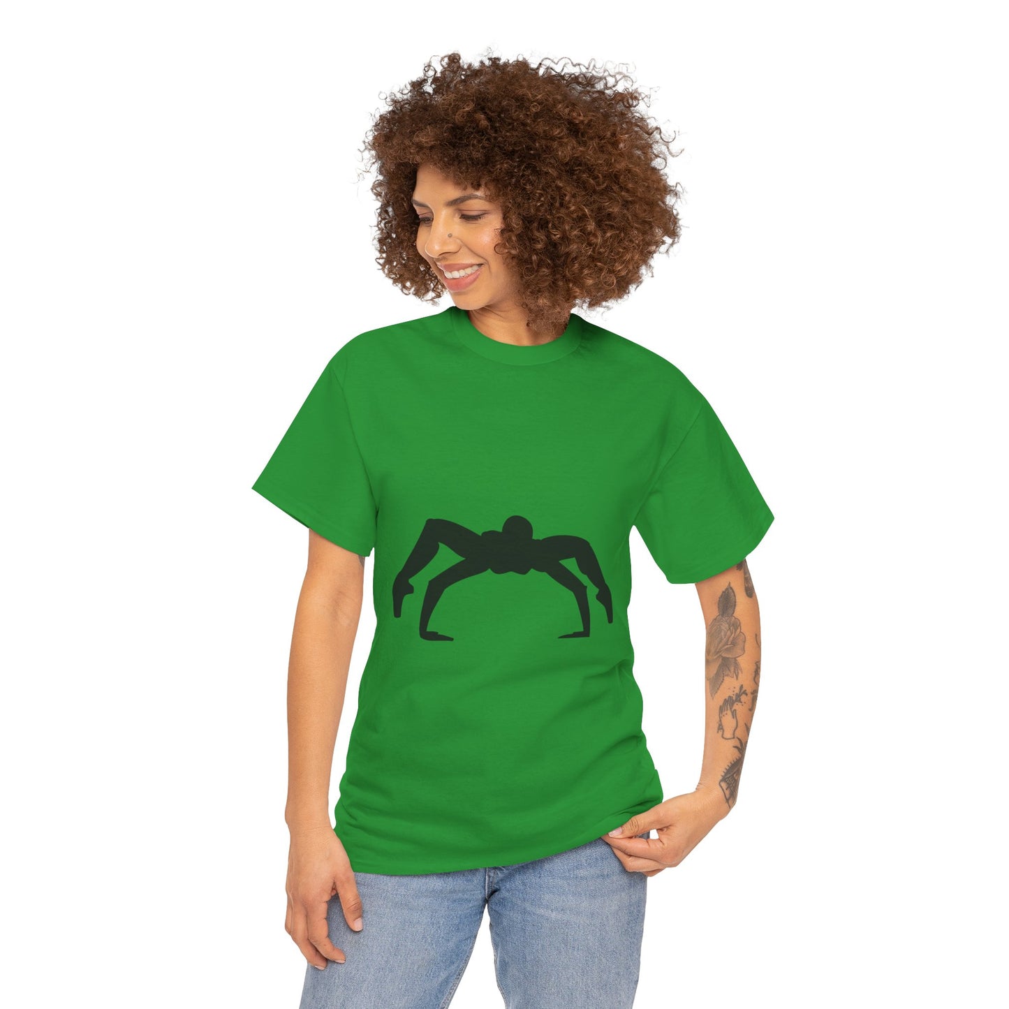 Spider Woman Silhouette – Crawling Shadow Tee