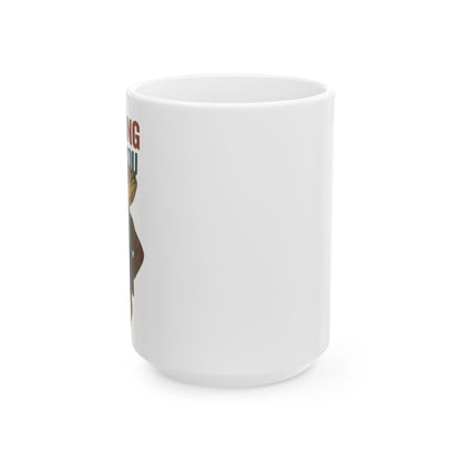 I Fishing Dare You – Funny Bass Fisherman Mug