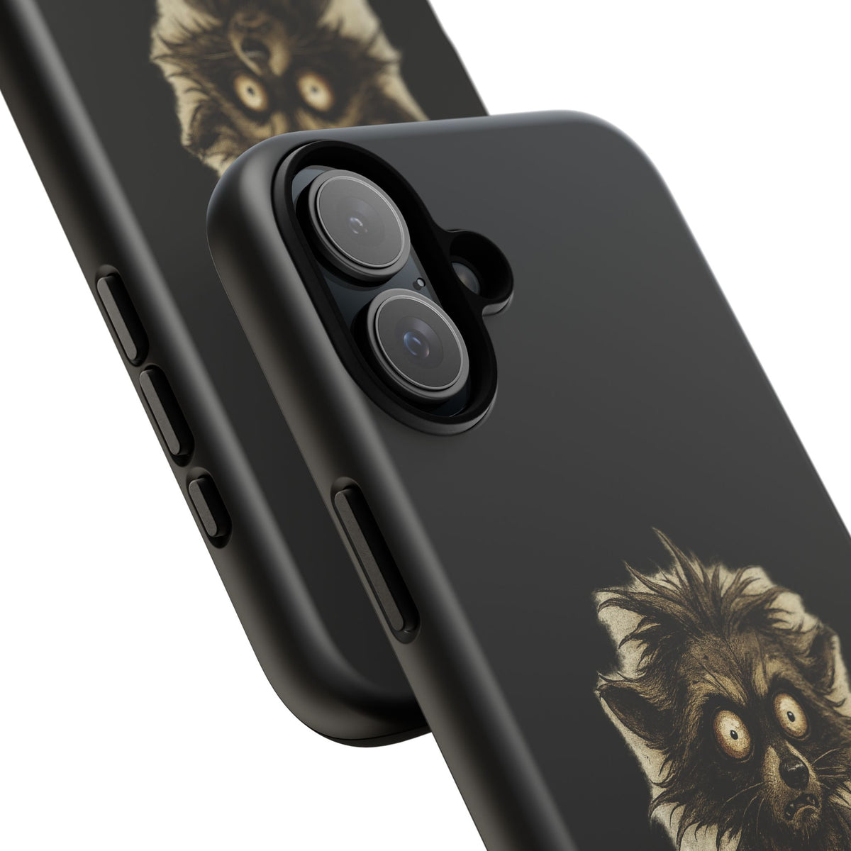 Phone Case — "Chosen by Darkness (Or Maybe Just Rabies)" Cute Creepy Lemur Design