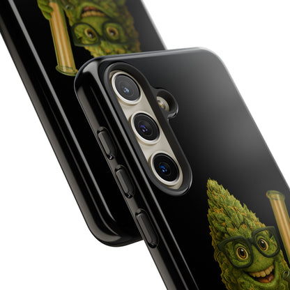 Phone Case — "Educated. Medicated. Elevated." Cute Bud Scientist Design