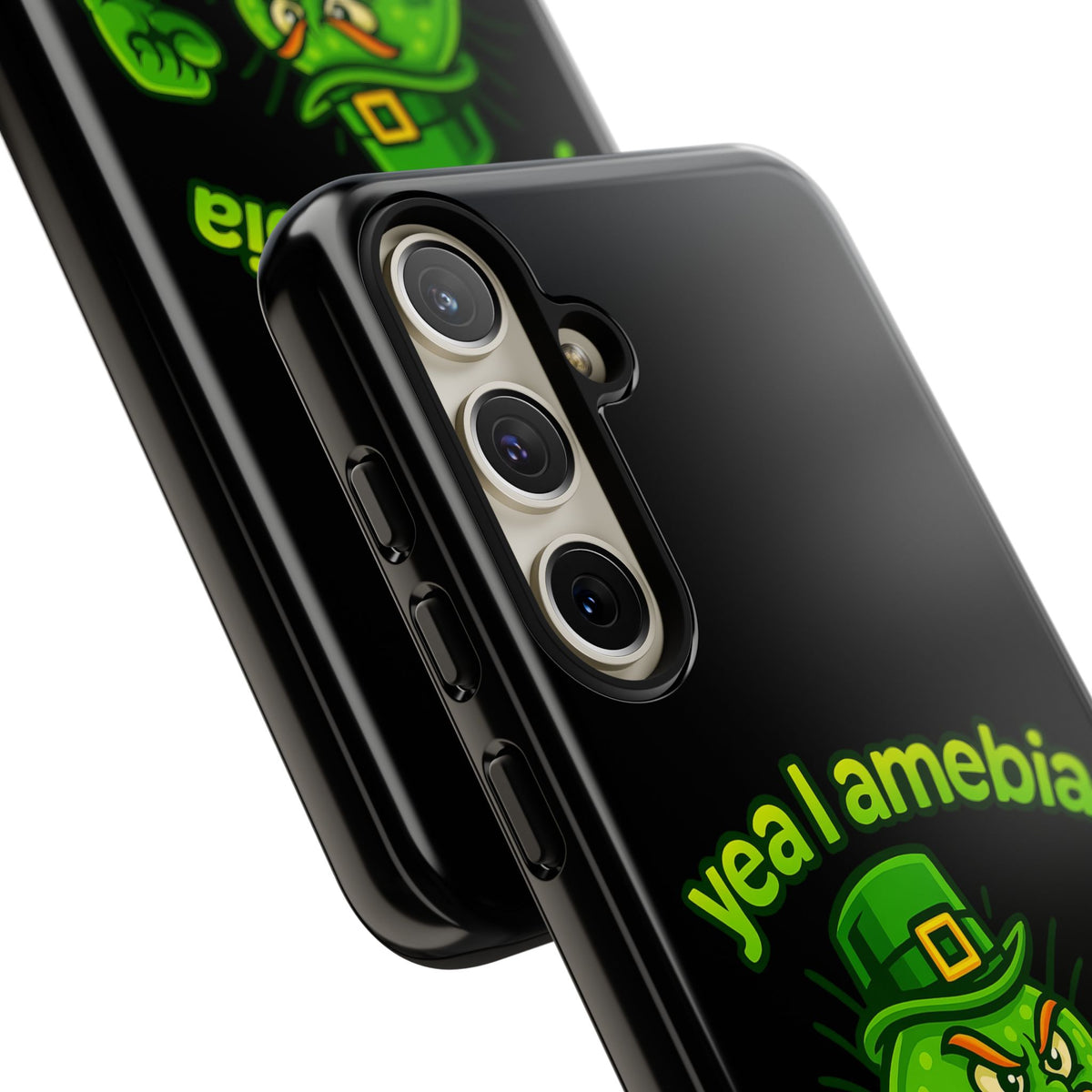 Phone Case – “Yea I Amebia, Amebia Your Face” St. Patrick’s Day Funny Amoeba Design