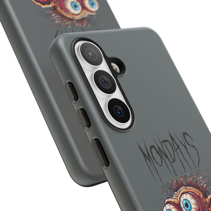 Mondays Zombie Character Phone Case – Funny Groggy Coffee Phone Cover