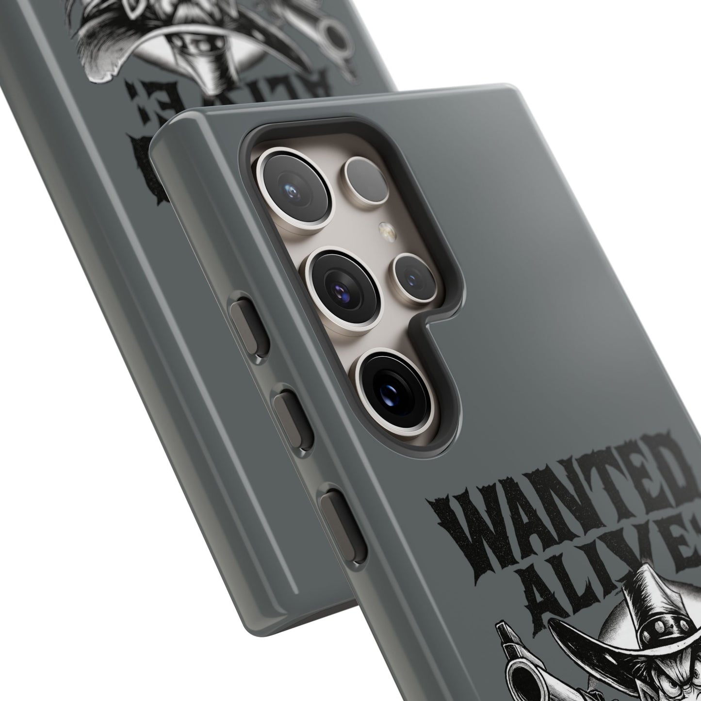 Phone Case — "Wanted Alive!" Cowboy Chewin' Tobacco Graphic