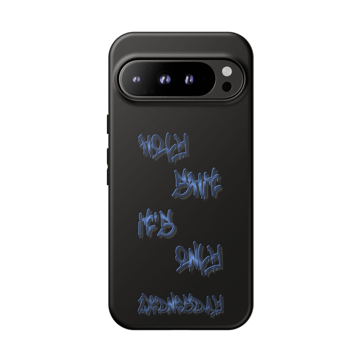 Phone Case — Blue Neon Graffiti "Tough Cases" Protective Cover