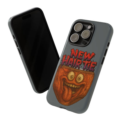 Phone Case — 'New Hairte' Funny Grinning Tongue-Out Monster Design