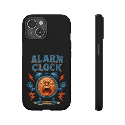 Phone Case — "Alarm Clock" Retro Screaming Clock Protective Cover