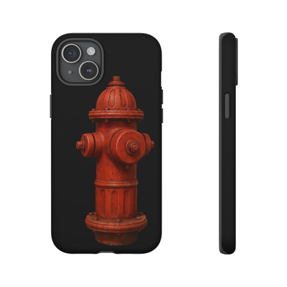 Red Fire Hydrant Phone Case — Tough Protective iPhone Cover