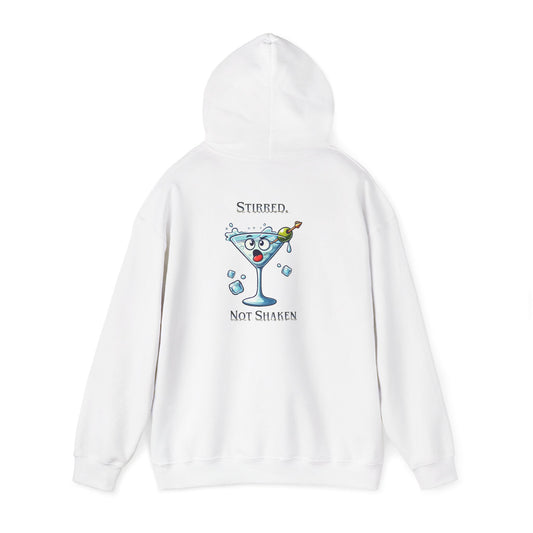 Not Shaken Martini Hoodie – Cute Cocktail Graphic Hooded Sweatshirt