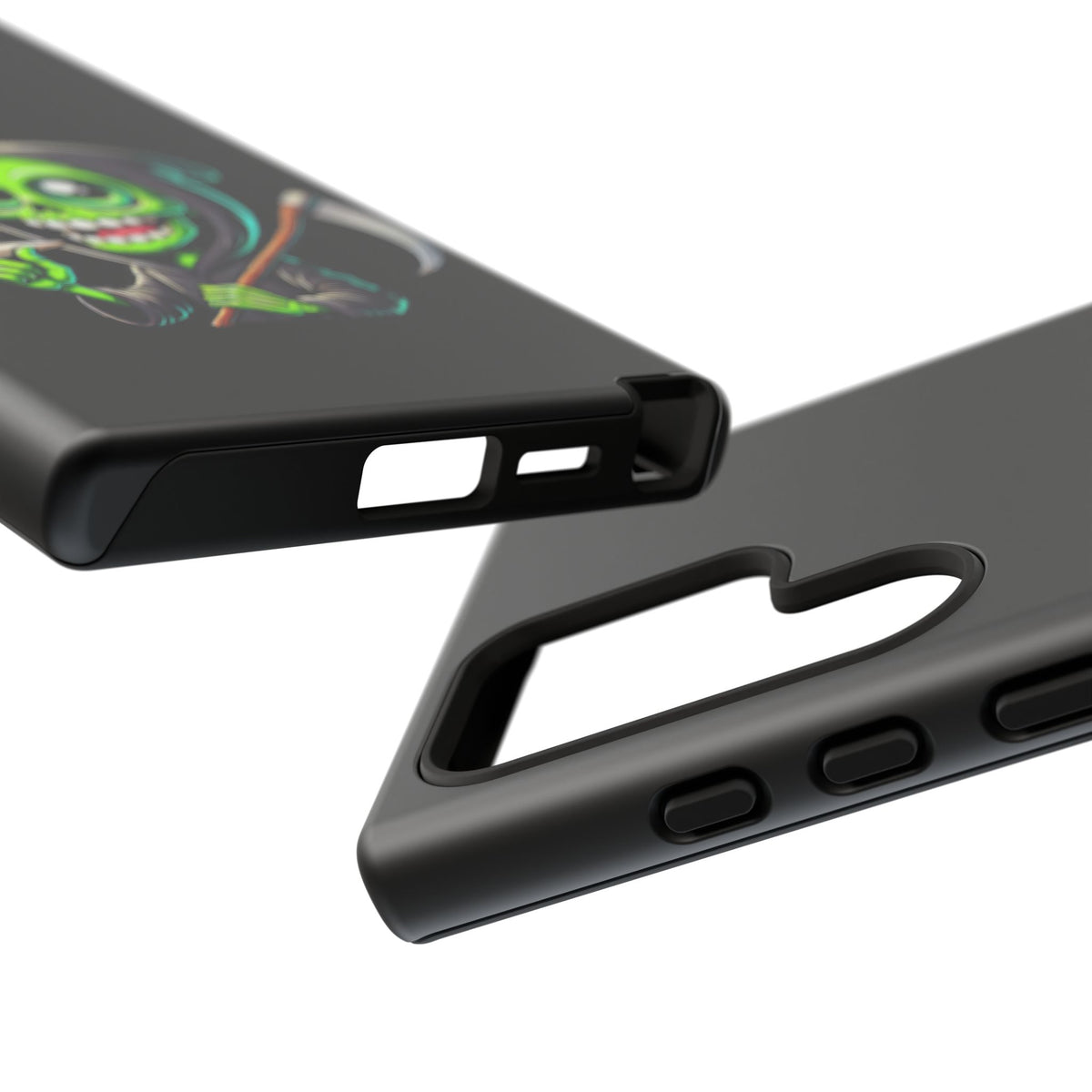 Grinning Green Reaper Phone Case