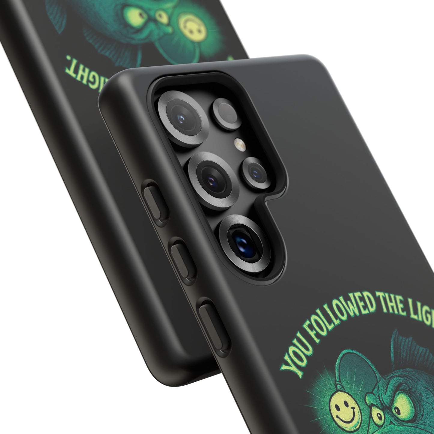 Anglerfish Phone Case – “You Followed The Light, That’s On You” Glow Horror Protective Case