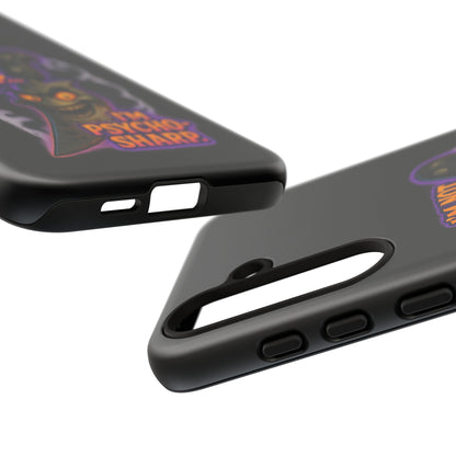 Knife Graphic Phone Case — "I'm Not Just Sharp... I'm Psycho-Sharp" Horror Phone Cover