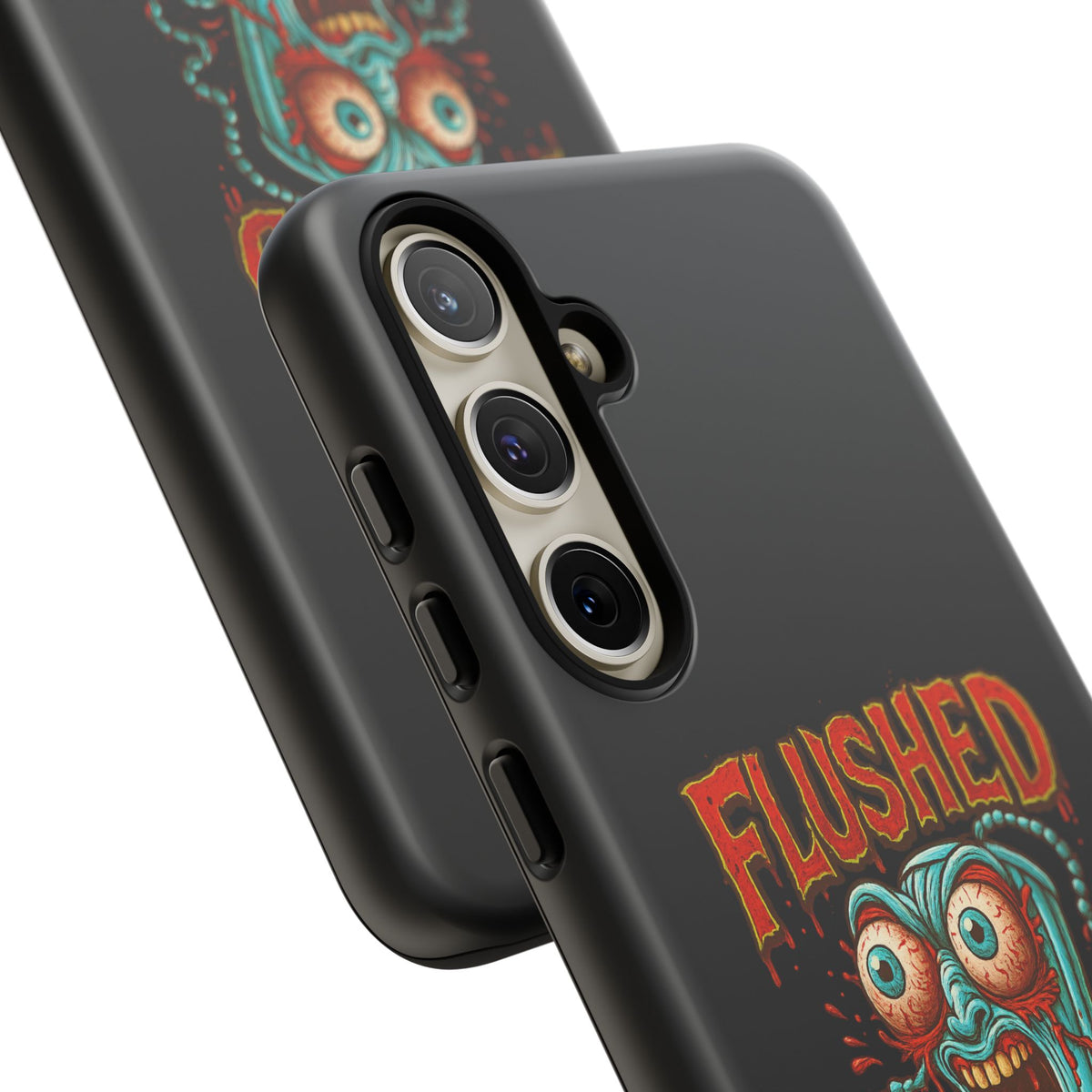 Phone Case — "Flushed But Not Forgotten" Horror Graphic iPhone Cover