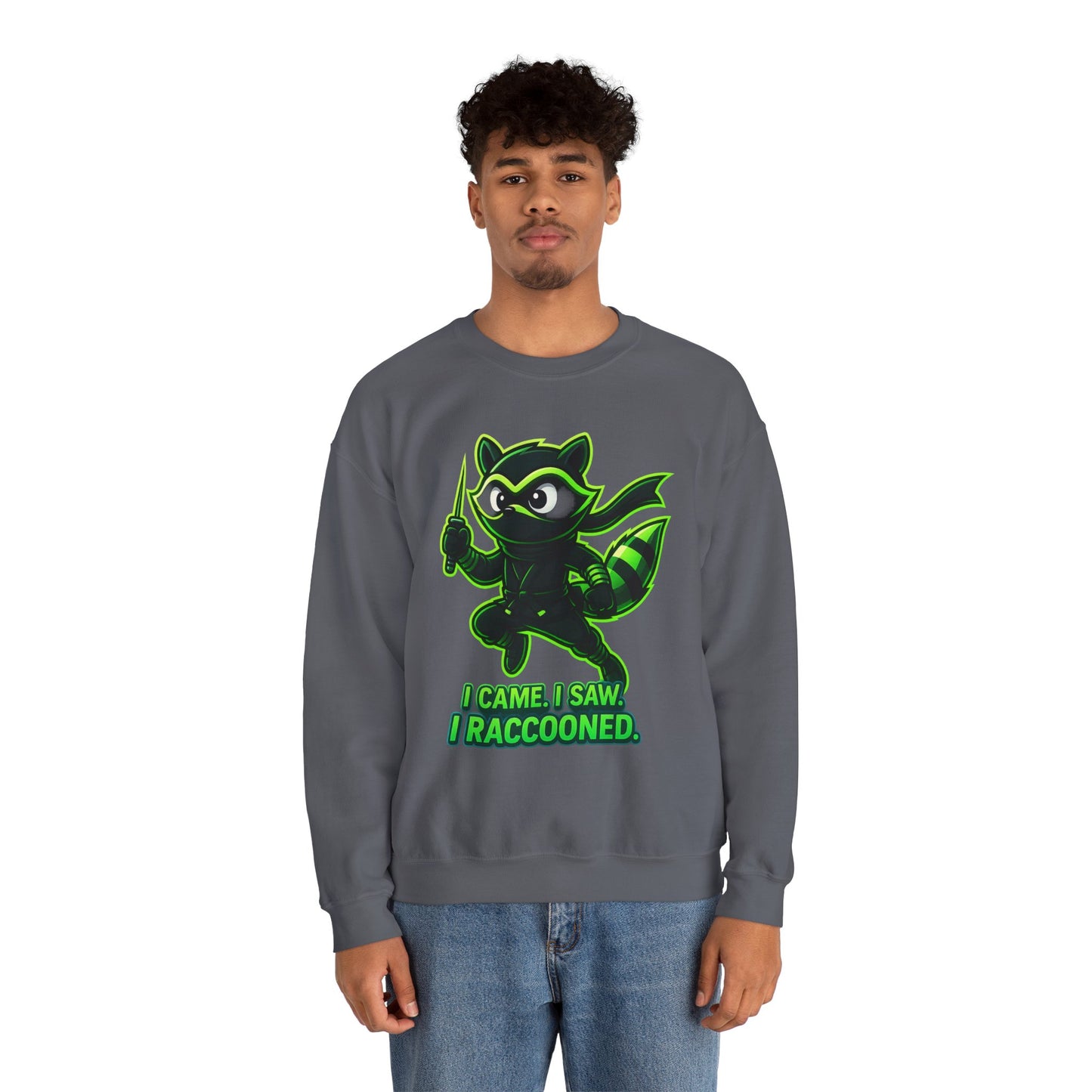 I Raccooned Ninja Crewneck