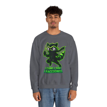 I Raccooned Ninja Crewneck
