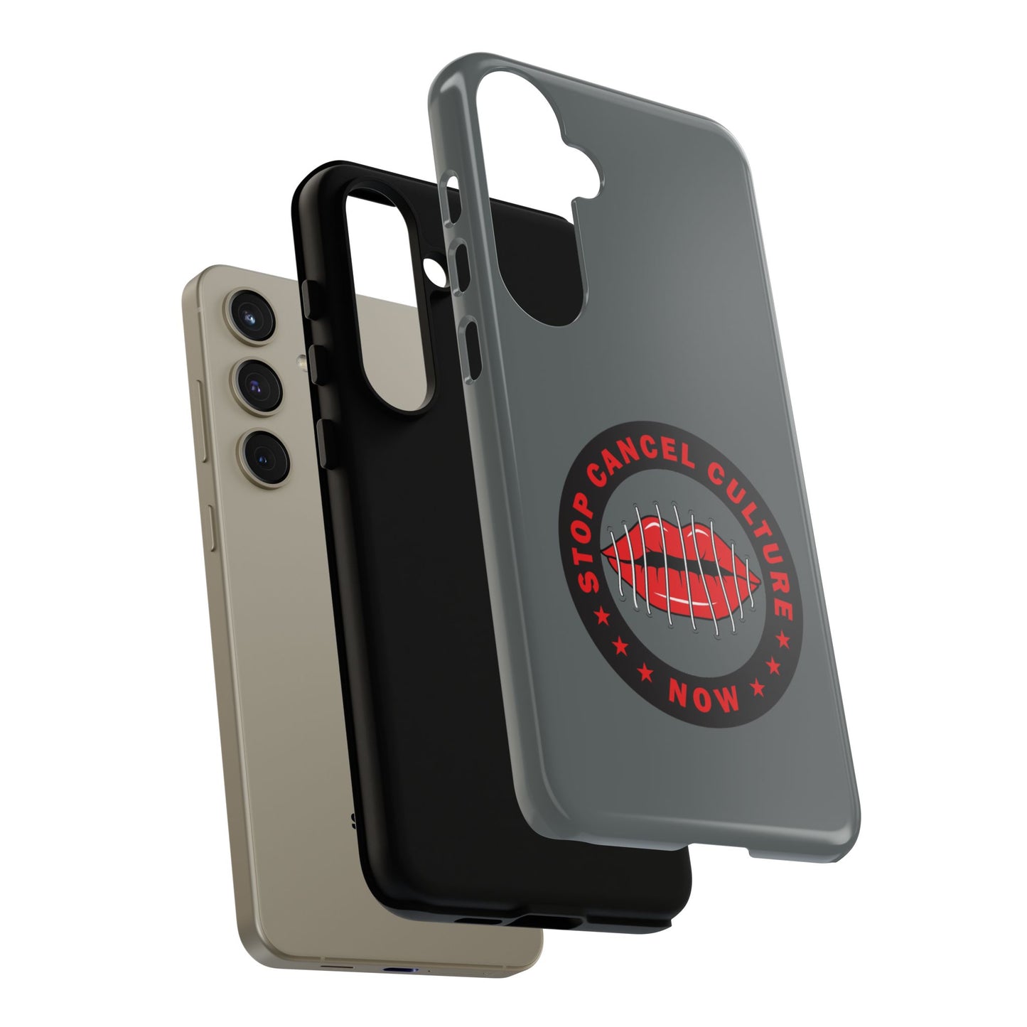 Phone Case — "Stop Cancel Culture Now" Graphic Tough Protective Case