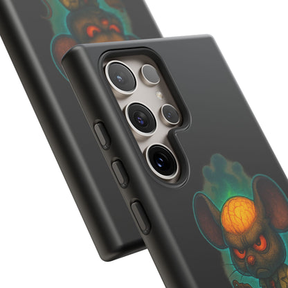Phone Case — 'You'll Be Cheese in the Simulation' Angry Detective Mouse Graphic