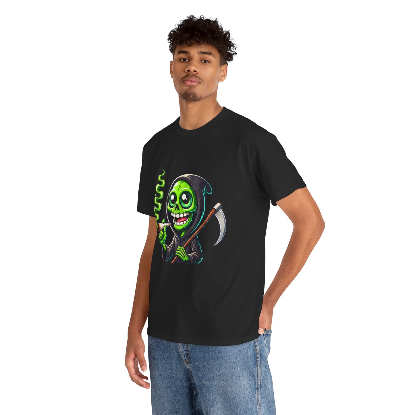"Chillin' Reaper" Funny Cannabis T-Shirt