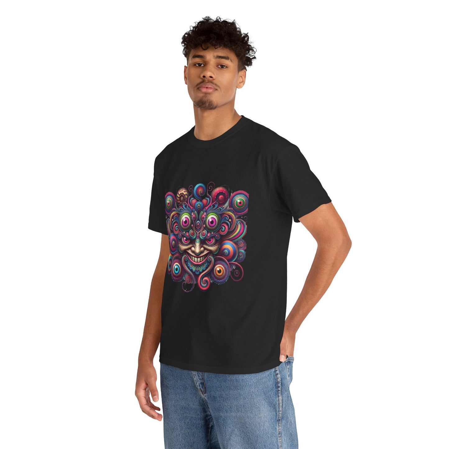 "Cosmic Visionary" Psychedelic Fantasy T-Shirt