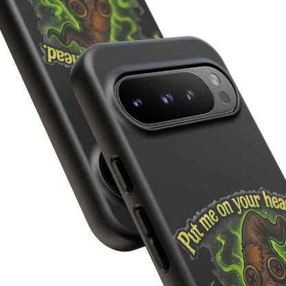 Phone Case — 'Put Me On Your Head, I Double Dare You' Witch Hat Horror Design