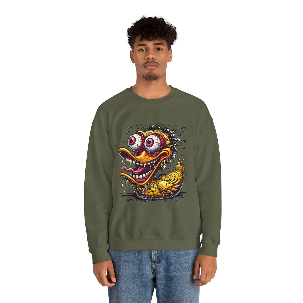 Psycho Duck Crewneck Sweatshirt