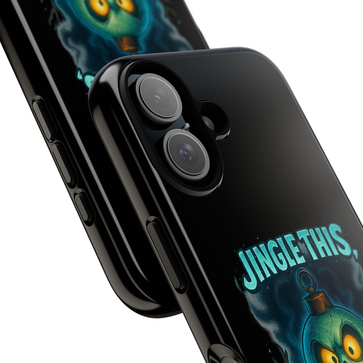 Phone Case - 'Jingle This, Santa' Spooky Holiday Protective Case
