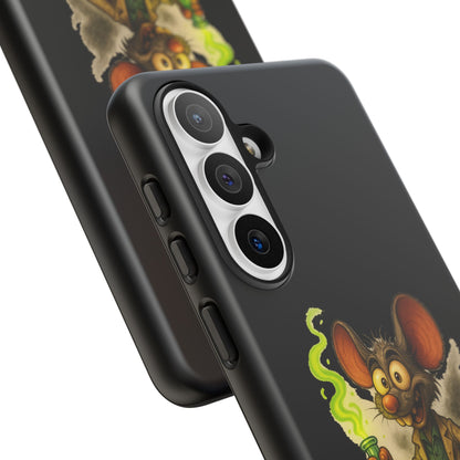 Phone Case — Funny Cartoon Rat "Oops That Wasn't Cheese" Protective Cover