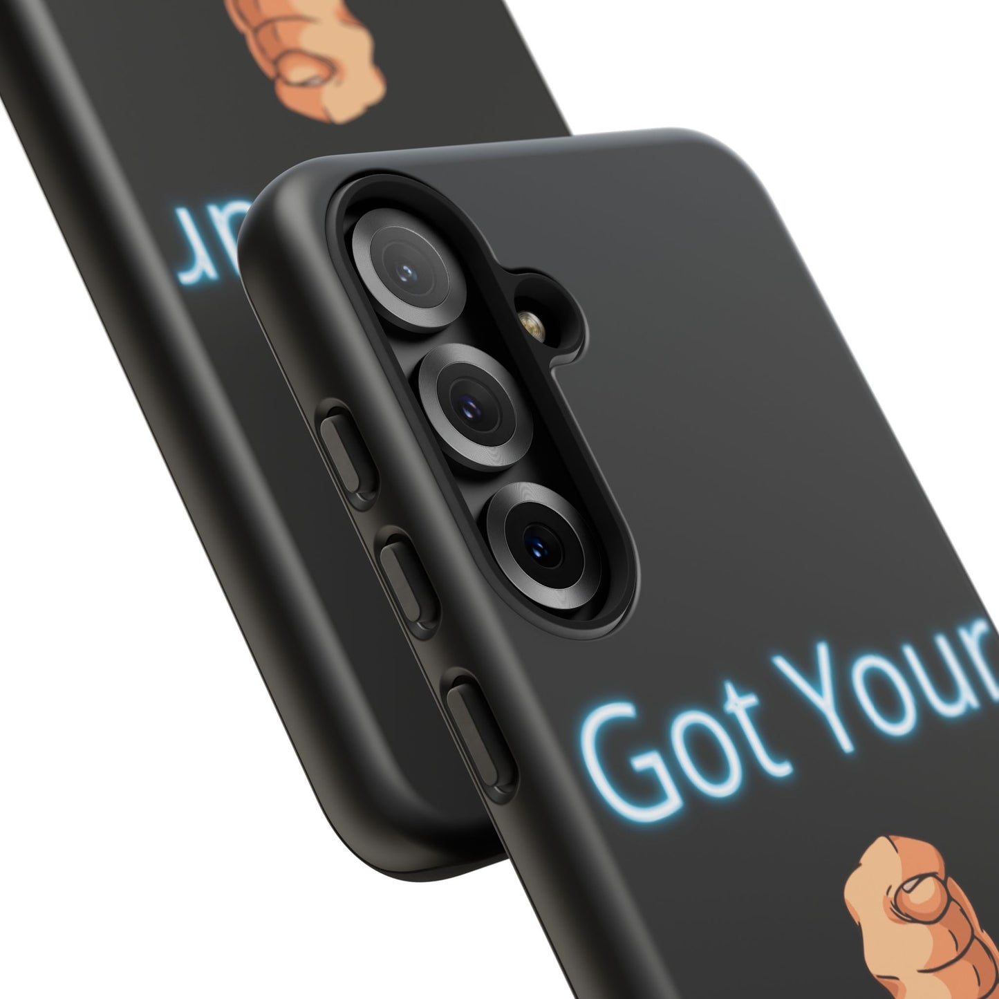 Got Your Nose Phone Case — Funny Neon Fist Design