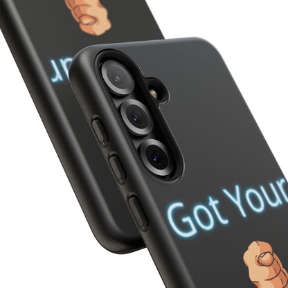 Got Your Nose Phone Case — Funny Neon Fist Design