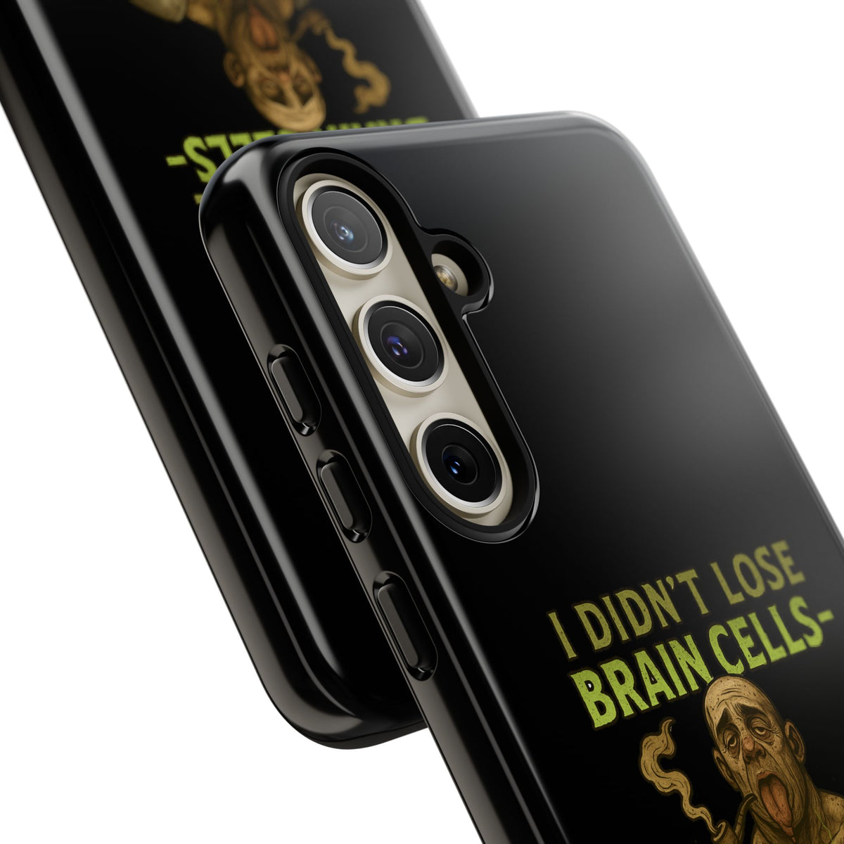 Phone Case — “I Didn’t Lose Brain Cells — Someone Stole Them” Humorous Zombie Graphic