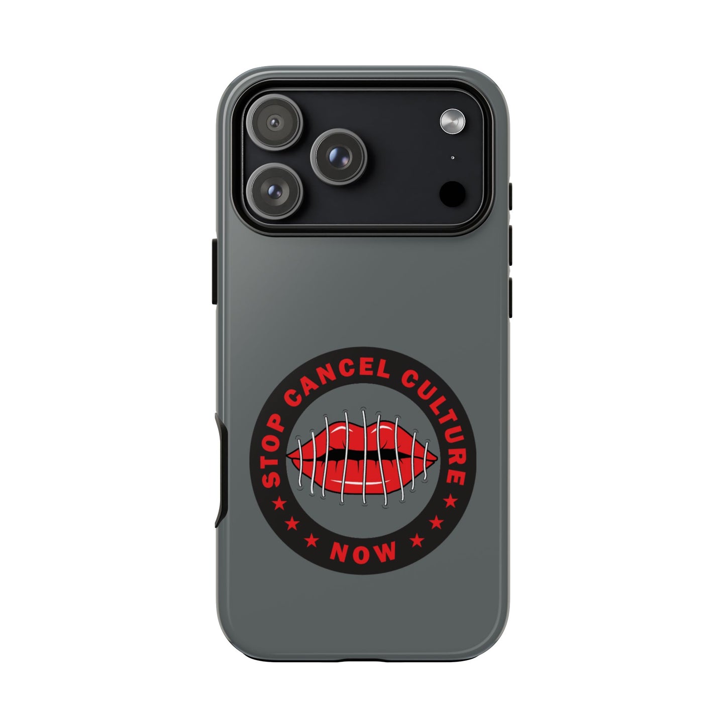 Phone Case — "Stop Cancel Culture Now" Graphic Tough Protective Case