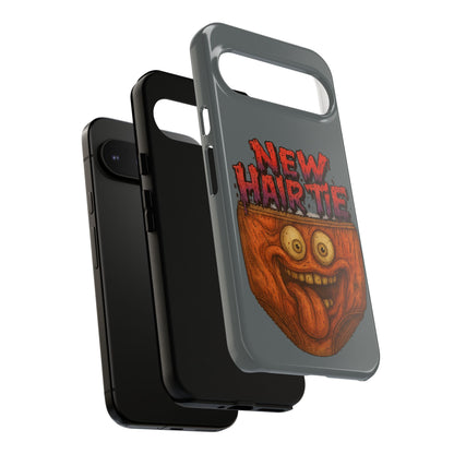 Phone Case — 'New Hairte' Funny Grinning Tongue-Out Monster Design