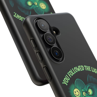 Anglerfish Phone Case – “You Followed The Light, That’s On You” Glow Horror Protective Case