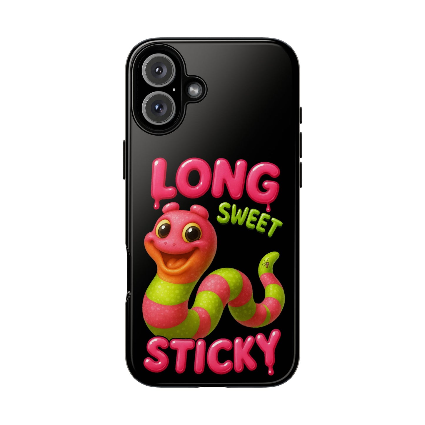 Phone Case — "Long Sweet Sticky" Cute Candy Snake Protective Case